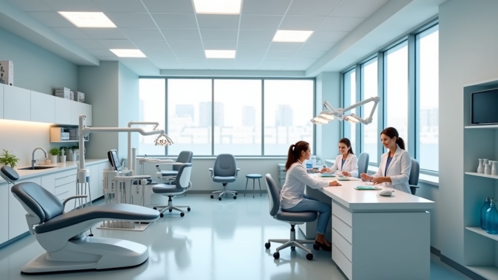 Happy family with beautiful smiles after orthodontic treatment